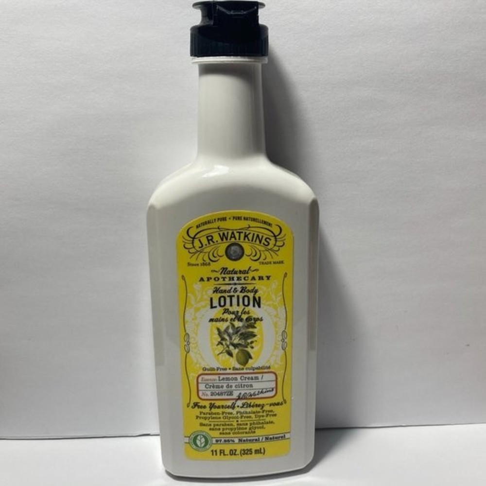 J.R. Watkins Hand & Body Lotion Lemon Cream
